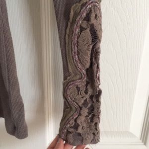 Free People Tops - Free People Mocha Crafty Cuff Thermal Free People Tops - Free People Mocha Crafty Cuff Thermal